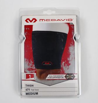 Бандаж на бедро McDavid Thigh Support Sleeve(471) S Черный