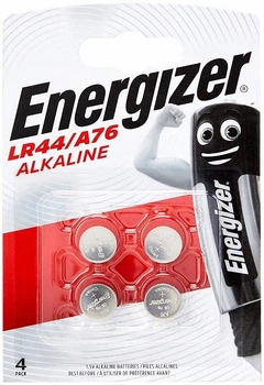 Батарейка ENERGIZER LR44 Alkaline 4 шт.