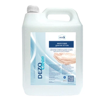 DEZO Clean Мило рідке для рук та тіла, без запаху, 5 л