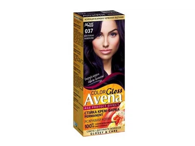 Крем-фарба AVENA Gloss Color 037 Баклажан