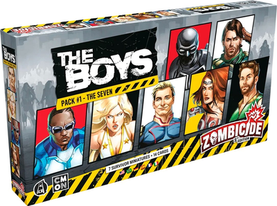 Dodatek do gry planszowej Asmodee Zombicide 2 Edition: The Boys Pack 1 The Seven (0889696016072)
