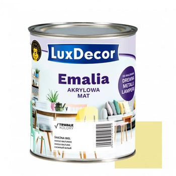 Эмаль акриловая LuxDecor слоновая кость 0,75 л