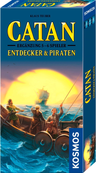 Додаток до настільної гри C Kosmos Catan: Explorers and Pirates для 5-6 гравців 682767 (4002051682767)
