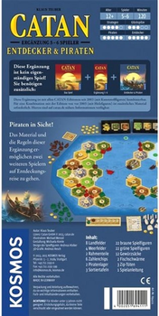 Dodatek do gry planszowej Kosmos Catan: Explorers and Pirates dla 5-6 graczy 694111 (4002051694111)