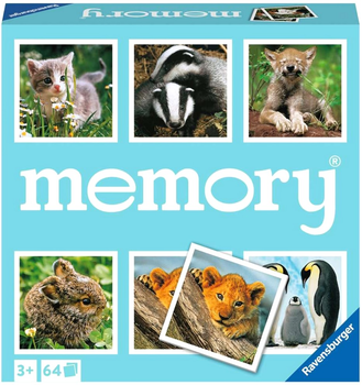 Gra planszowa Ravensburger Memory Animals (4005556208791)