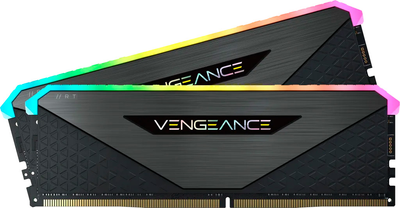 Pamięć RAM Corsair DDR4-4000 16384MB PC4-32000 (Kit of 2 x 8192) Vengeance RGB RT Black (CMN16GX4M2Z4000C18)