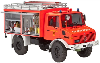 Сборная модель-копия Revell Пожарная машина Unimog U1300L TLF 8/18 Уровень 5 Масштаб 1:24 (RVL-07512)