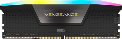 Pamięć Corsair DDR5-5200 196608MB PC5-41600 (Kit of 4x49152) Vengeance RGB Black (CMH192GX5M4B5200C38)