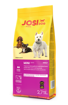 Сухий корм Міні для дорослих собак малих порід JOSIDOG MINI (26/11) з птицею та качкою, 2.7 кг