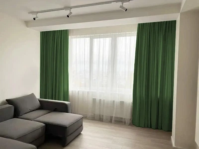 Комплект штор MANA микровелюр Diamond 150*250 см, две шторы. Цвет зеленый (502).