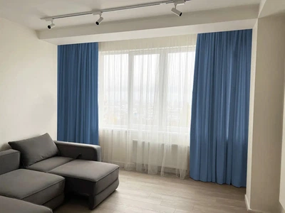 Комплект штор MANA микровелюр Diamond 150*270 см, две шторы. Цвет голубой(114).