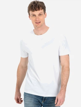 Футболка бавовняна довга чоловіча Camel Active 409641-9T81-01 L Біла (4064478735112)