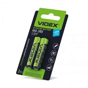 Батарейка щелочная Videx LR03/AAA 2шт