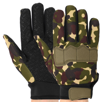Тактичні рукавички із закритими пальцями SP-Sport Ultra (р-р XL, Камуфляж)