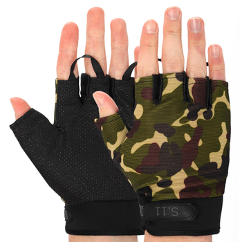 Тактичні рукавички з відкритими пальцями 5.11 Pro (р-р M, Multicam)