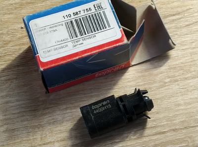 Датчик внешней температуры TOPRAN 110 587 775 VOLKSWAGEN T5 0.3->, SKODA AUDI