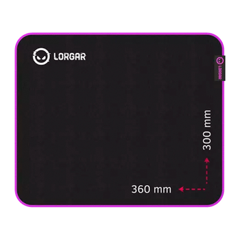 Килимок для миші LORGAR Main 313 Purple (LRG-GMP313) 360 x 300
