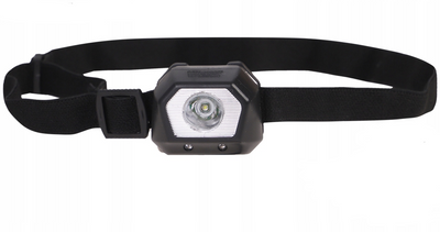 Ліхтарик тактичний Mil-Tec® Акумуляторний Налобний 4 режими світла Kopflampe led Schwarz (15171500)