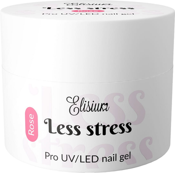 Żel do paznokci Elisium Less Stress budujący Rose 40 ml (5902539718454)