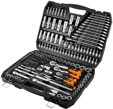 Набір інструментів Neo Tools 1/2", 3/8", 1/4" 216 шт (10-216)