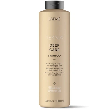 Восстанавливающий шампунь Lakme для поврежденных волос Teknia Deep Care Shampoo 1000 мл