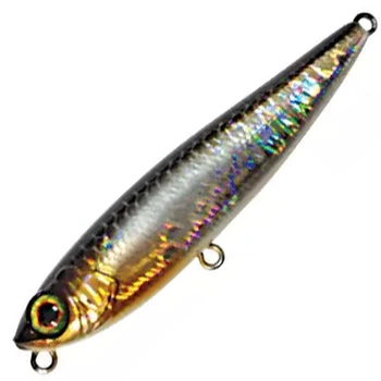 Воблер Jackall Chubby Pencil 55F 55mm 3.1g HL Silver & Black