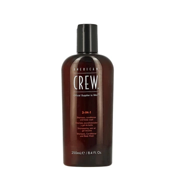 Засіб по догляду за волоссям і тілом American Crew 3 в 1 Shampoo, Conditioner and Body Wash 250 мл