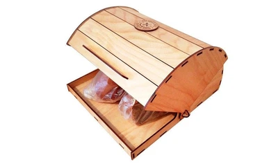 Хлібниця DecorWood з дерева 20х33х30см