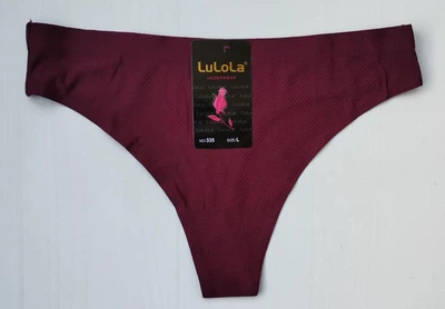 Трусики стринги Lulola бесшовные сливовый темный L 48 335
