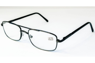 Мужские очки для коррекции зрения с белым стеклом -2.25 9882