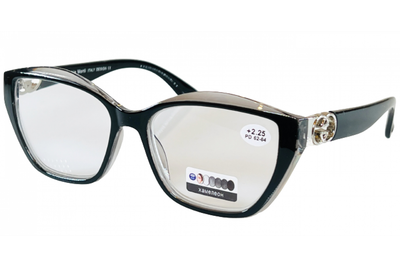 Фотохромні жіночі окуляри для корекції зору (хамелеон сірий) - 2.5 FM442