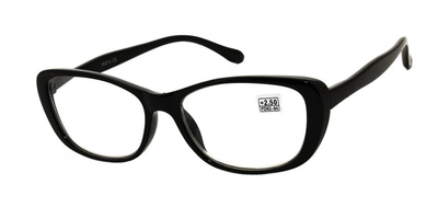 Стильные очки унисекс для коррекции зрения плюси до +6,00 VESTA +6.0 21108