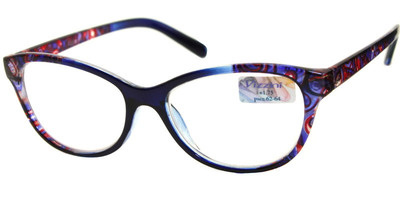 Готовые очки для зрения с диоптриями женские Vizzini Плюс +2.25 1009
