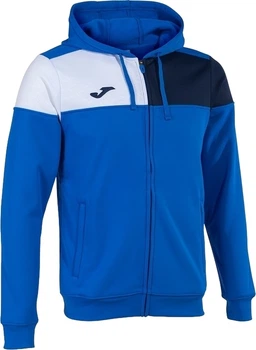 Олимпийка (мастерка) с капюшоном Joma CREW V сине-бело-темно-синяя 2XL 103087.703