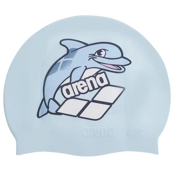 Шапочка для плавания силиконовая юниорская ARENA MULTI JUNIOR WORLD CAP 5 AR-91388-20 Голубой