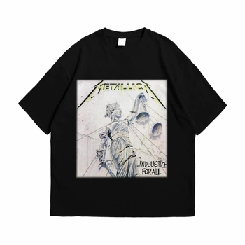 Футболка з принтом Metallica And Justice For All L Чорний Ф Metal004-Ч L