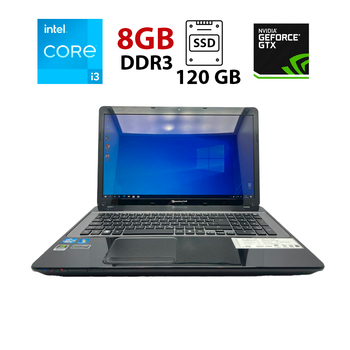 Ноутбук Packard Bell Easy note LV11HC / 17.3" (1600x900) TN / Intel Core i3-2370M (2 (4) ядра по 2.4 GHz) / 8 GB DDR3 / 120 GB SSD + 640 GB HDD / nVidia GeForce GT 630M, 1 GB GDDR5, 128-bit / WebCam б/в