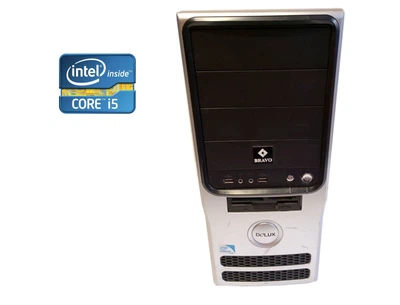 ПК Б-клас Delux Tower / Intel Core i5-2500 (4 ядра по 3.3 - 3.7 GHz) / 8 GB DDR3 / 256 GB SSD / Intel HD Graphics 2000 / 350W б/в