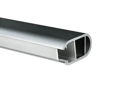 Профіль алюмінієвий анодований LEDUA АЛ-47 + розсіювач для LED стрічки гардеробна штанга 3 м
