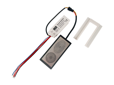Сенсорний вимикач для дзеркал LB-05-ВТ з динаміком 2 клавіши 65W bluetooth dimmer 12-24V