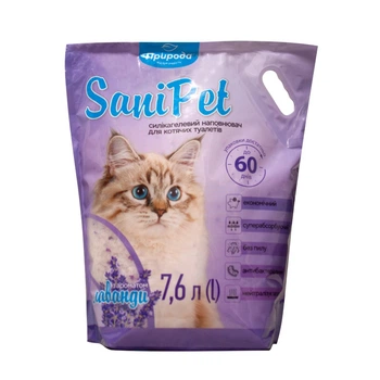 Sani Pet cилікагелевий наповнювач 7,6 л - лаванда