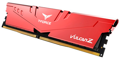 Pamięć RAM Team Group VULCAN Z DIMM DDR4-3200 32768MB Dual Kit PC4-25600 Red (TLZRD432G3200HC16FDC01)