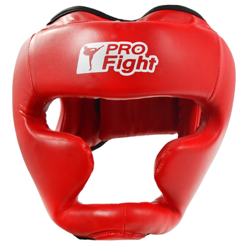 Kask bokserski PROFIGHT 705 PU czerwony (5902860631446)