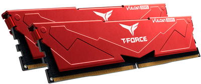 Оперативна пам'ять Team Group VULCAN DIMM DDR5-5200 32768MB Dual Kit PC5-41600 Red (FLRD532G5200HC40CDC01)