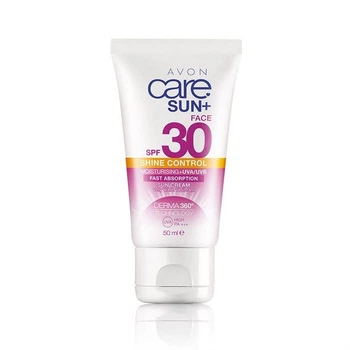 Avon Солнцезащитный крем для лица «Блеск-контроль» SPF30, 50 мл