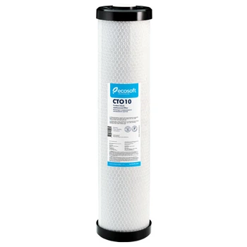 Картридж із пресованого активованого вугілля Ecosoft 4,5"х20" (CHVCB4520ECO) (Big Blue 20)