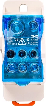Blok rozdzielczy CNC FTUKK125 125 A na szynę DIN (NV821778)