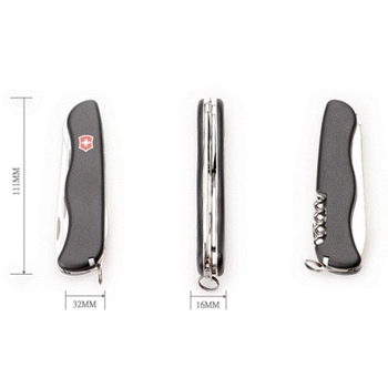 Комплект Нож Victorinox Nomad/Pickniker 0.8353.3 + Кожаный чехол + Фонарь