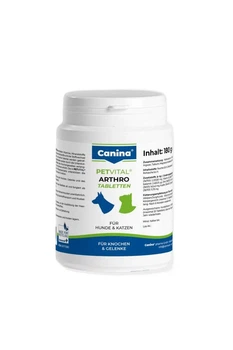 Минеральный комплекс Canina Petvital Arthro-Tabletten для собак и кошек, для проблемных суставов, 180 табл. (180 г)