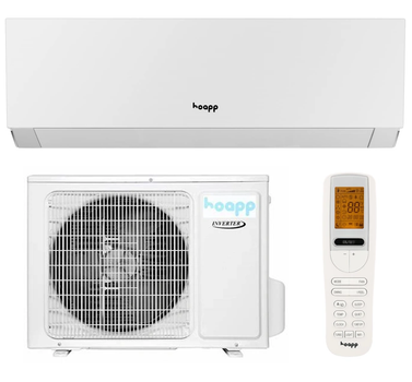 Кондиціонер Hoapp HSZ-EF38VAN/HUZ-EF38VA (Design wi-fi R32 -25°C), Білий
